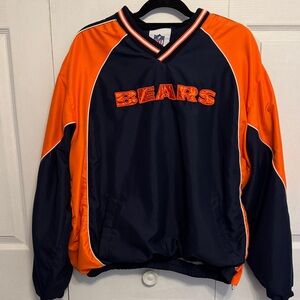 NFL Chicago Bears Navy and Orange Team Jacket